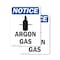 Signmission Argon Gas Sign, Vinyl Decal, 7in W x 10in L, 2PK OS-2PACK-NS-D-710-V-10174 - alternate 1